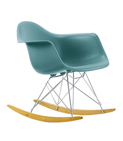 RAR Chair in Ocean Blue by Charles & Ray Eames