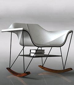 Bucefalo Rocking Chair by Emanuele Canova