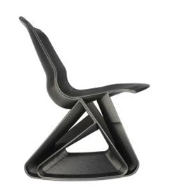 Endless/Flow Rocking Chair  by Dirk Vander Kooij