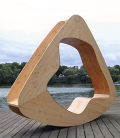 Cloud House rocking Chair  by Yuan Yuan