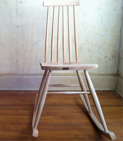 Austfonna Maple Rocking Chair by Dzierlenga F+U