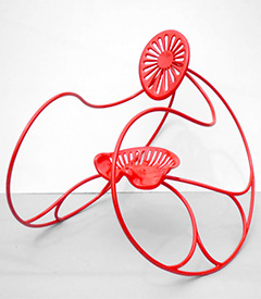 Pop Art Rocking Lawn Chair by Bill Lishman