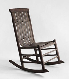 Antique Rocking Chair by Bureau of Trade