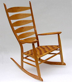Cherry Ladderback Rocker by Doug Roper