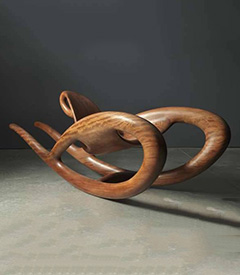 Sculpted Rocking Chair by Wendell Castle