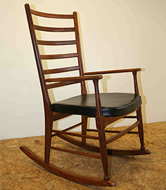 Danish Teak Rocking Chair  by Unknown Designer