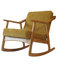 60's Danish Rocking chair by Brockmann petersen