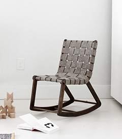Modern Rock Kids Chair by Twig Creative